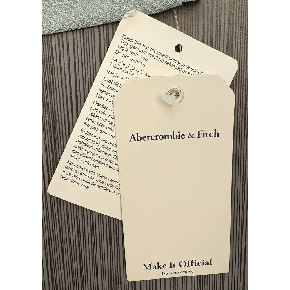 Abercrombie & Fitch Women’s Mint Green Asymmetrical Long Dress Size Small NWT